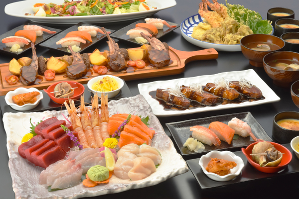 料理の集合写真